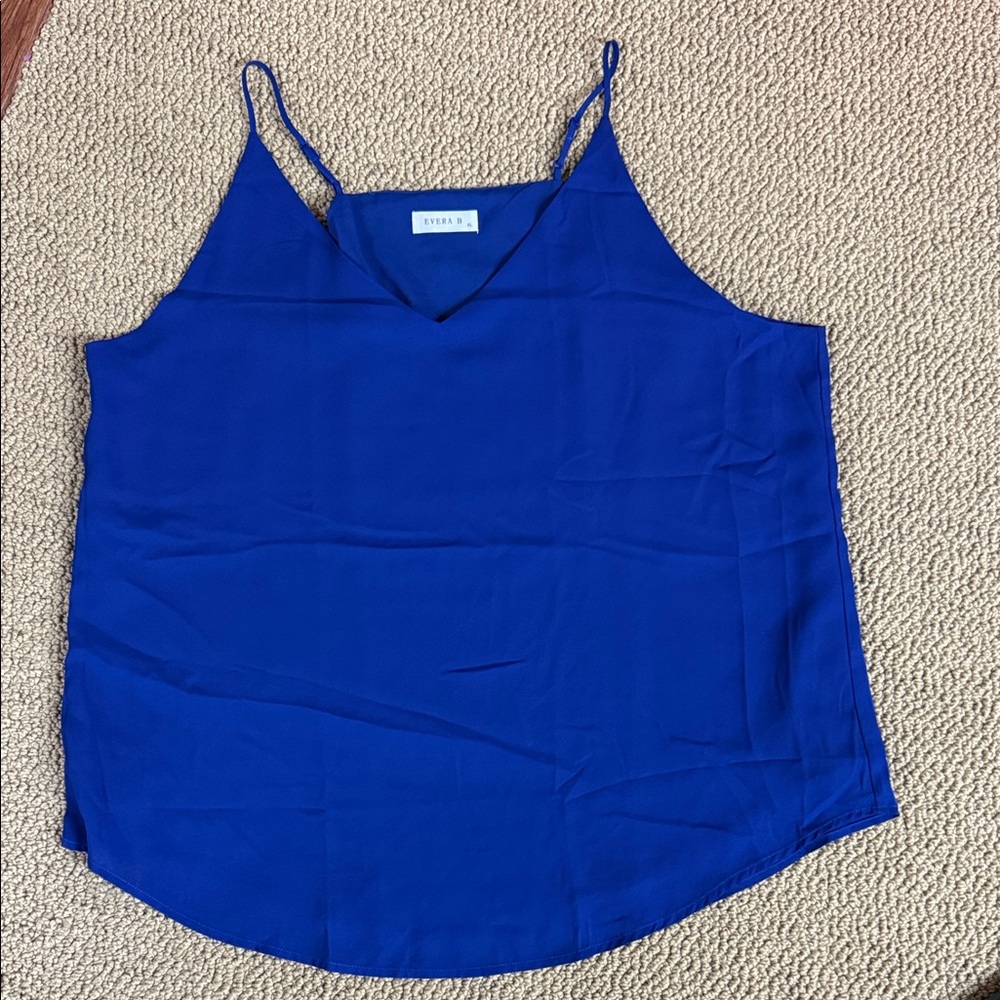 Elegant Blue Camisole